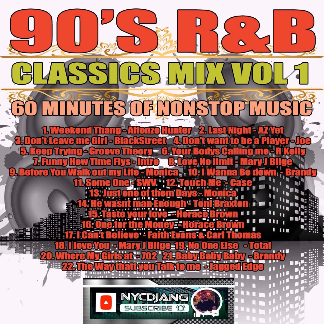 90'S R&B CLASSIC MIX VOL 1  NON STOP MUSIC VARIOUS ARTISTS