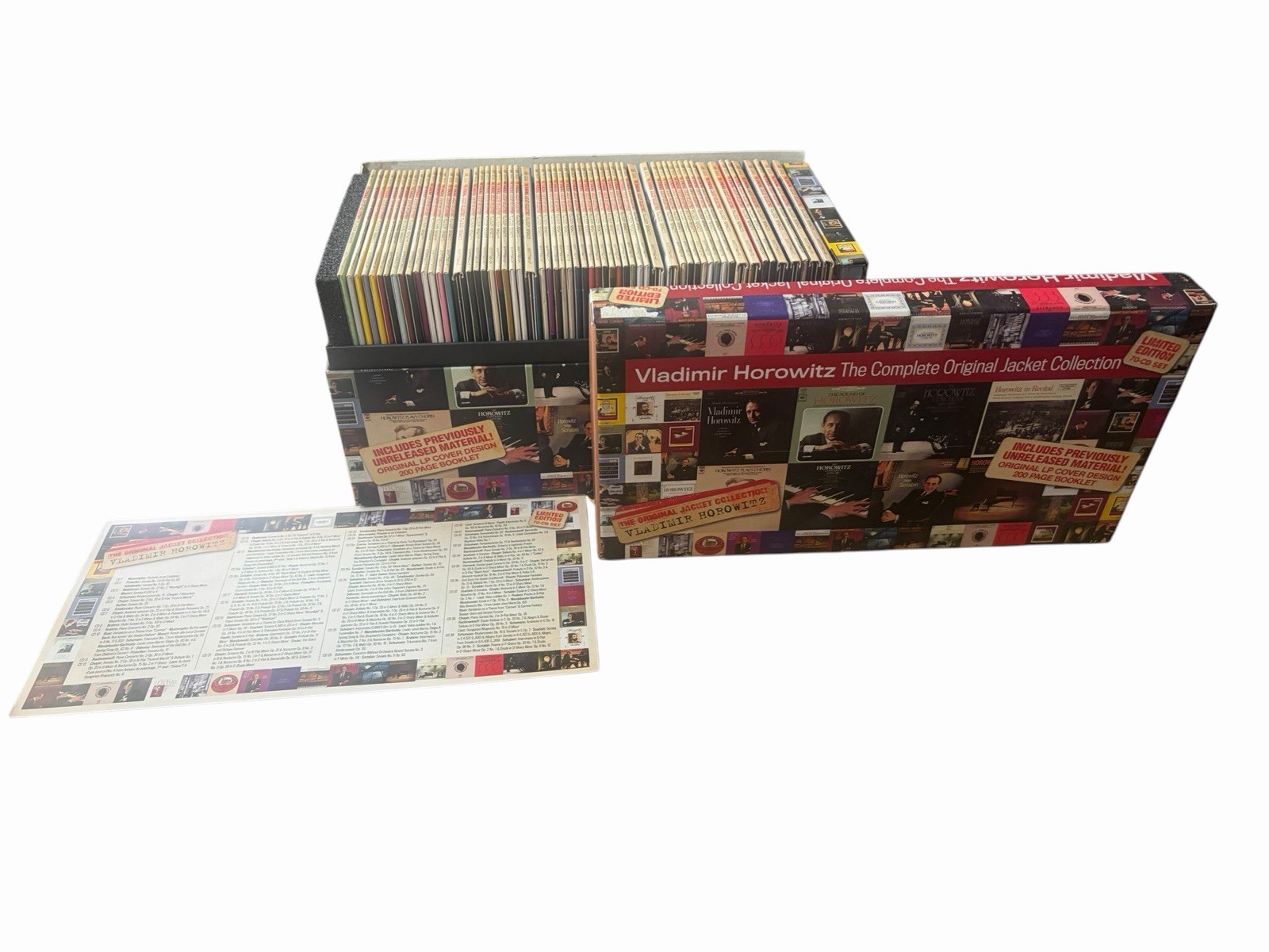 Vladimir Horowitz Complete Original Jacket Collection 70 CD Box Set Sony RCA NM