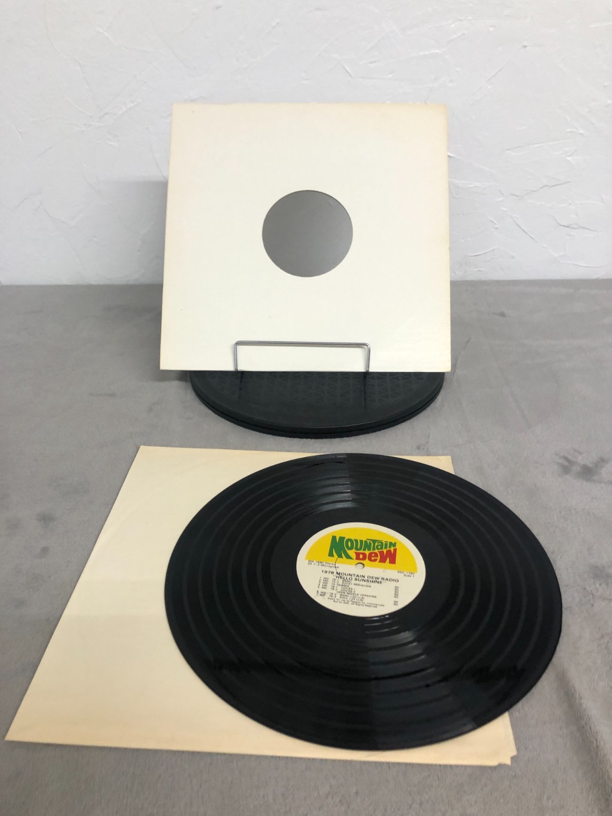 VTG  Pepsi Mountain Dew Radio Transcription LP Hello Sunshine RARE Promo (WLS7)