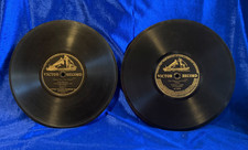 Set of 2 Antique Victor Record Single Sided 78rpm Records picture