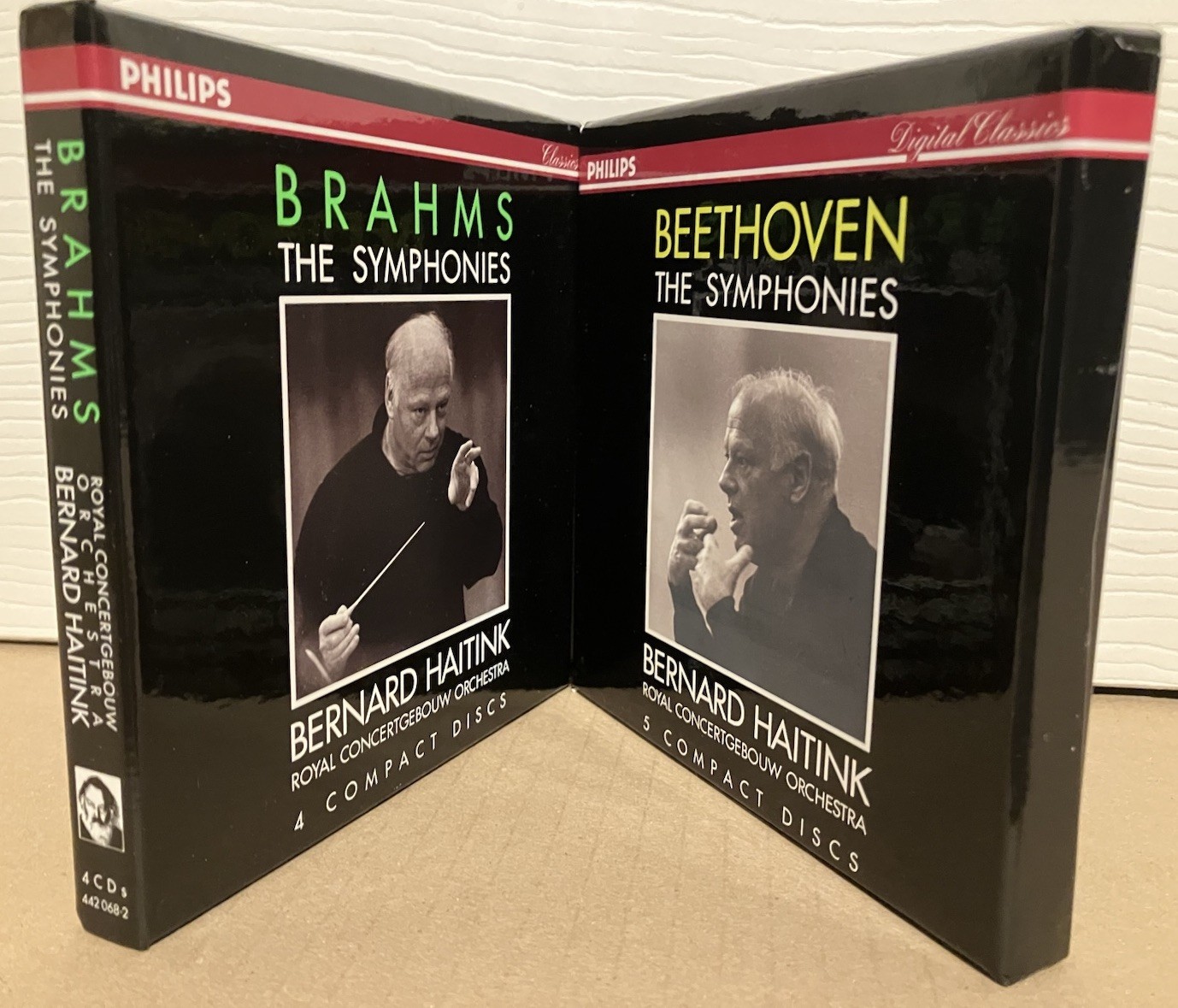 BERNARD HAITINK - 2 CD box Sets 9 Discs Total Brahms Beethoven Philips