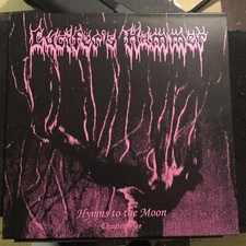 LUCIFER'S HAMMER Hymns to the Moon Demo 1995 LP Gold Vinyl Summon Masochist picture