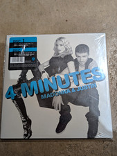 Madonna Double Single Give It To Me And 4 Minutes Sealed White Wax vinyl Disc picture