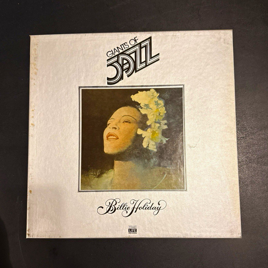 Billie Holiday Giants of Jazz Time Life Records LP Vinyl Jazz Black