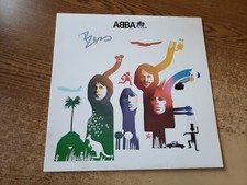 bjorn ulvaeus autographed 1970s excellent ABBA – The Album cover only no lp picture