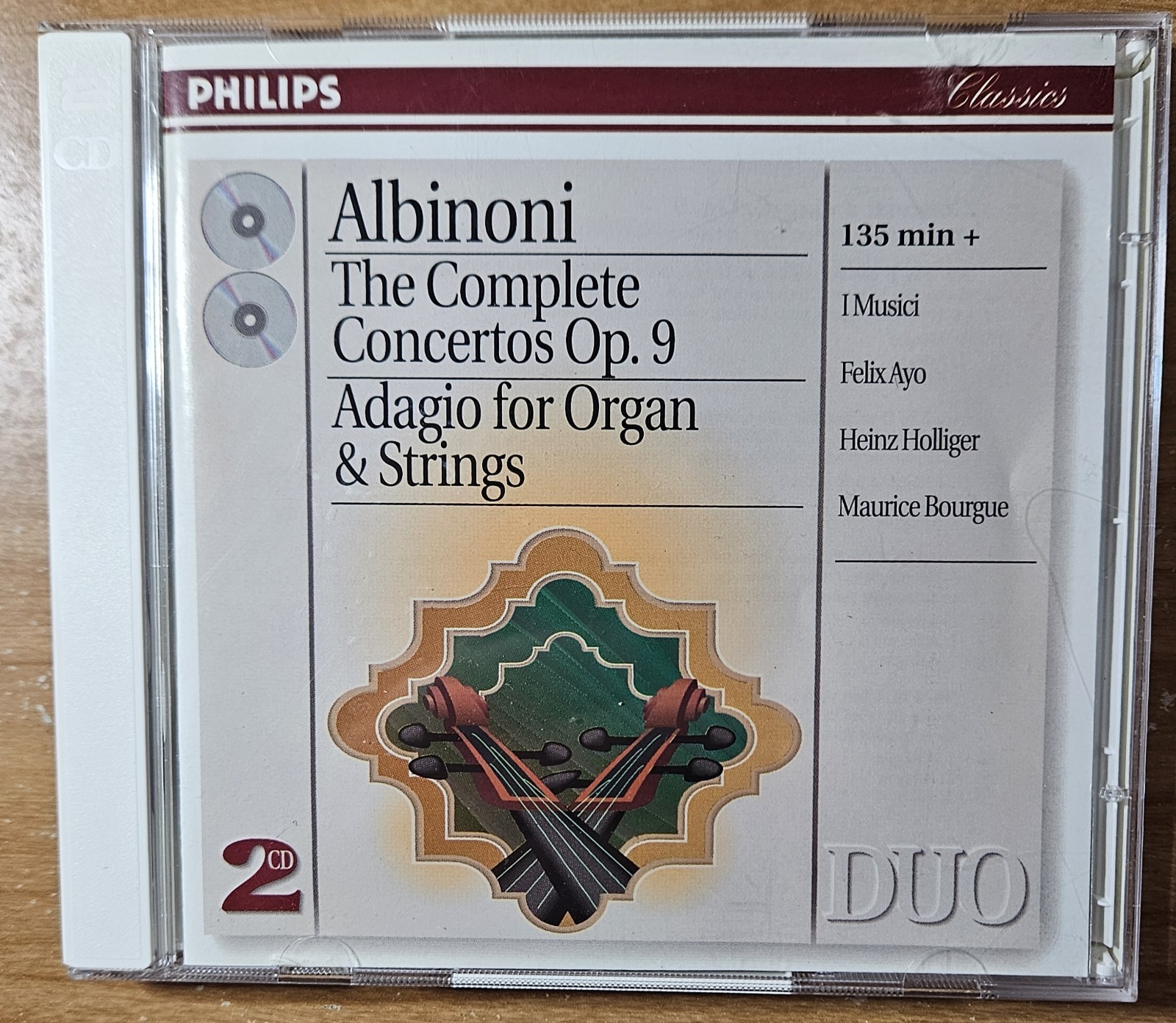 Complete Concertos by Albinoni / I Musici (CD, Philips 456 333-2) 2-CDs