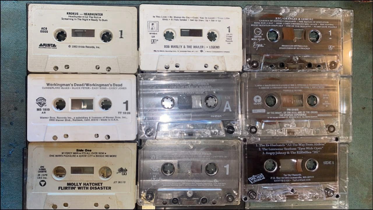 Cassette Tapes Loose Lot Of 9