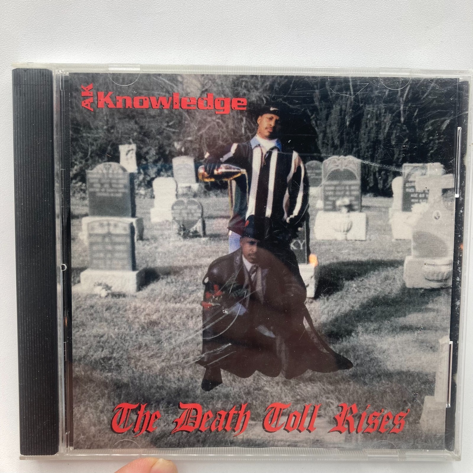 AK Knowledge The Death Toll Rises Extremely HTF AUTOGRAPHED GunSmoke Records '96