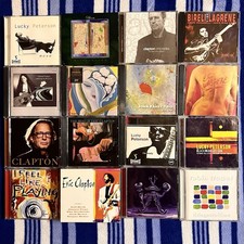 Guitarist 16 CD Lot Clapton Eric Johnson Lucky Peterson Trower Frisell Ron Wood picture