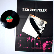 VINTAGE JAPAN LED ZEPPELIN I ONE VINYL LP POSTER NM RARE picture