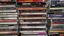 100 ASSORTED RANDOM CD LOT ALL GENRES MIX FULL CASE, ART, & INSERT INCLUDED picture