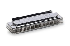 Hohner Blues Bender Harmonica, Key of D, Stainless steel (M586BX-D) picture