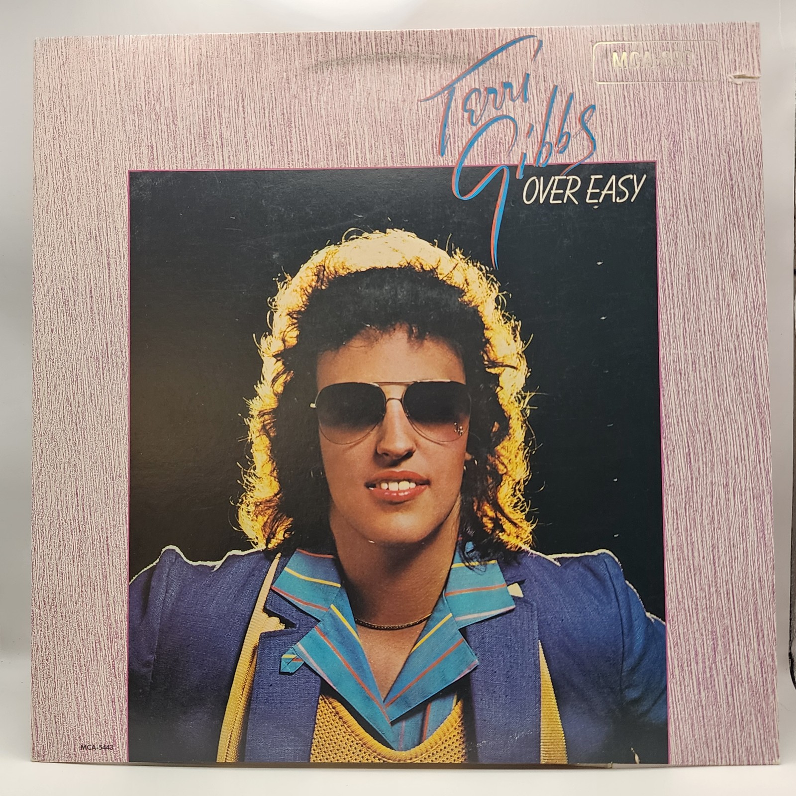 Terri Gibbs Over Easy 1983 Vinyl LP Gloversville Promo Stamp VG+/VG