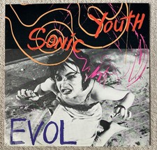 Sonic Youth EVOL Vinyl LP 1986 SST 059 1st US Pressing Savage W/Insert EX+/EX+ picture
