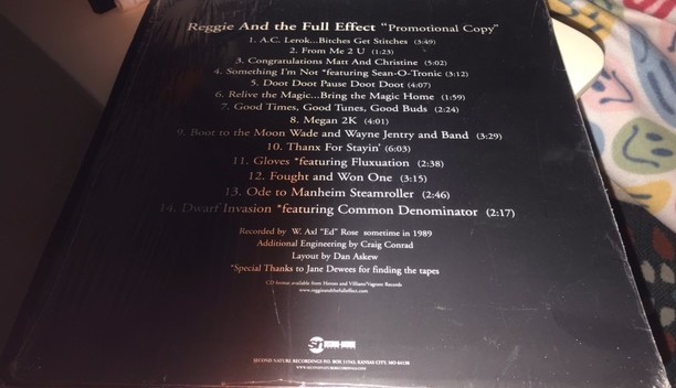 Reggie And The Full Effect LP Promotional Copy Grey Marbled VG++/NM 