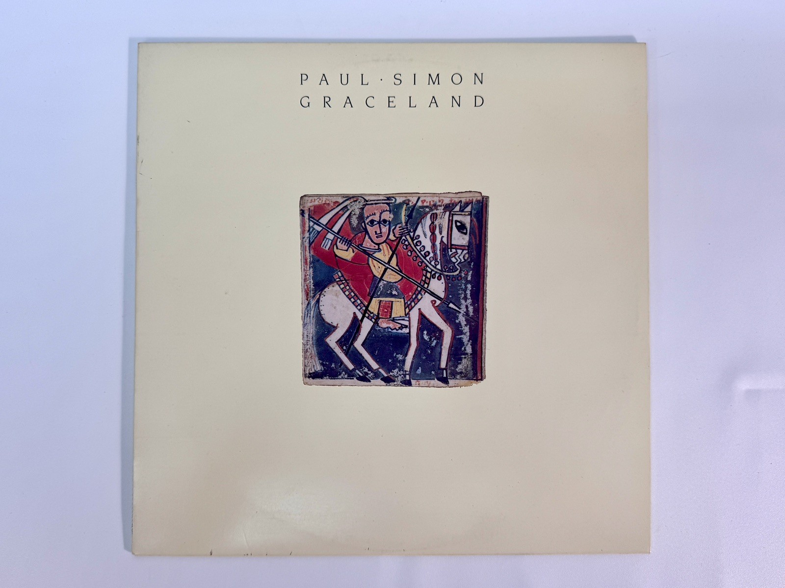 Paul Simon Graceland LP 1986 Warner Bros 1-25447 US Vinyl Record w/ Lyric Sleeve