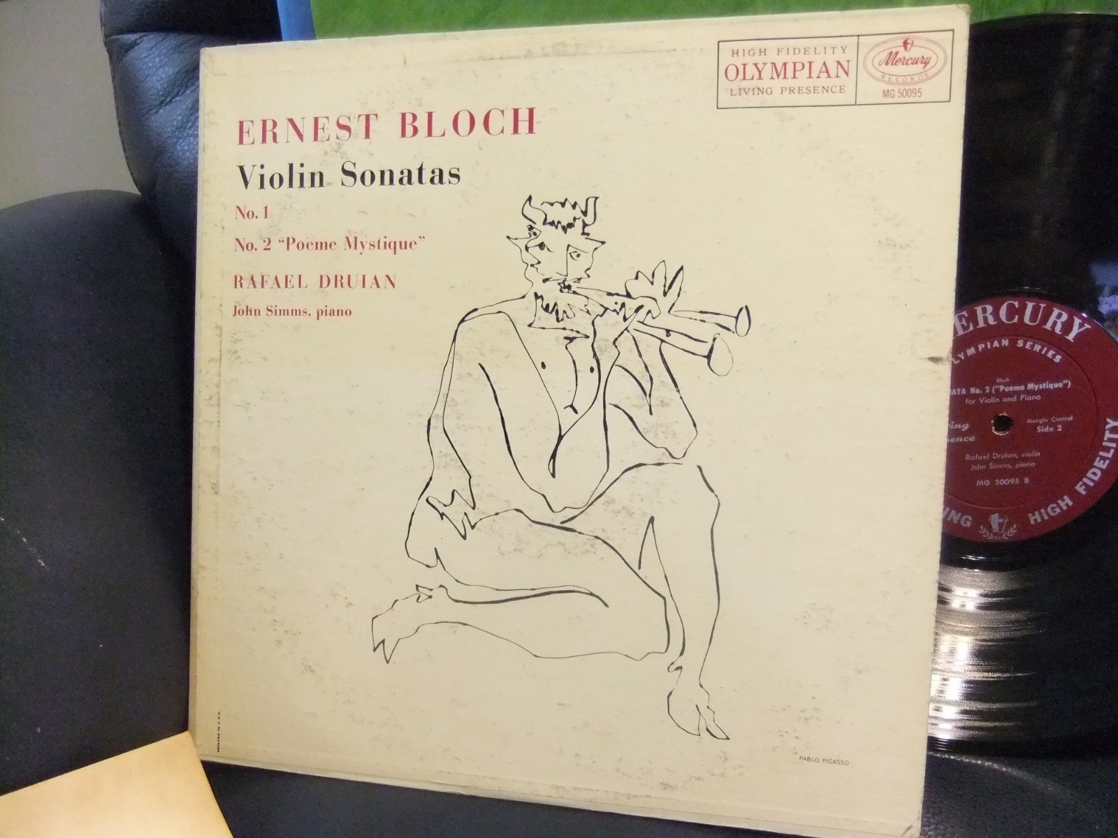 ERNEST BLOCH VIOLIN SONATAS ON MERCURY LIVING PRESENCE  RECORDS