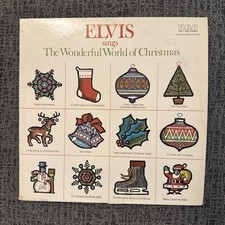 Elvis Sings The Wonderful World Of Christmas Album LP 33 Vintage 1971 ANL1-1936 picture