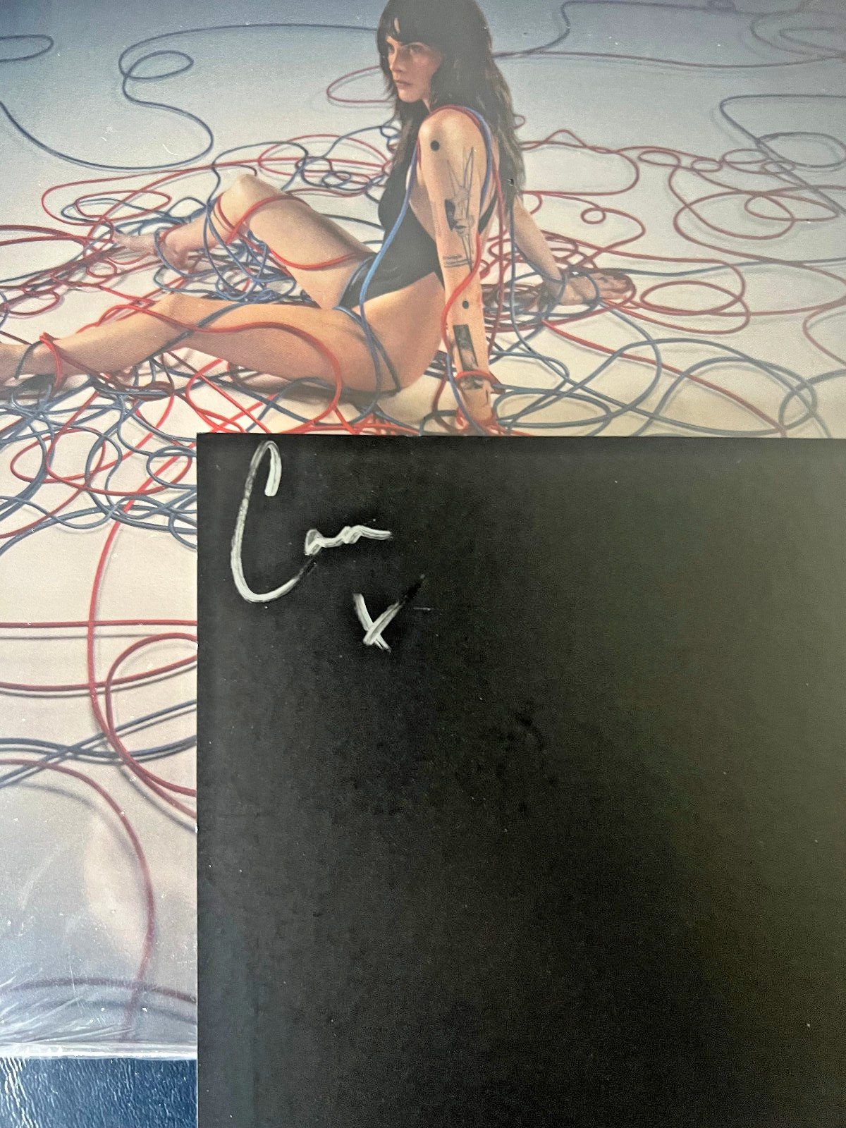 Cara Delevingne Not Normal Sea Blue Vinyl with Signed Art Card - Real Photos