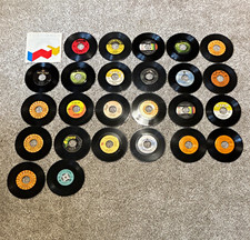 Lot of 26 45rpm vintage records picture