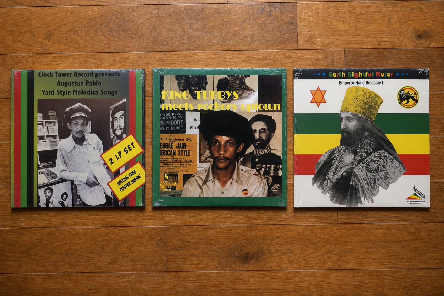 Augustus Pablo Vinyl Lot 3 LPs Earths Rightful Ruler Rockers Uptown Dub