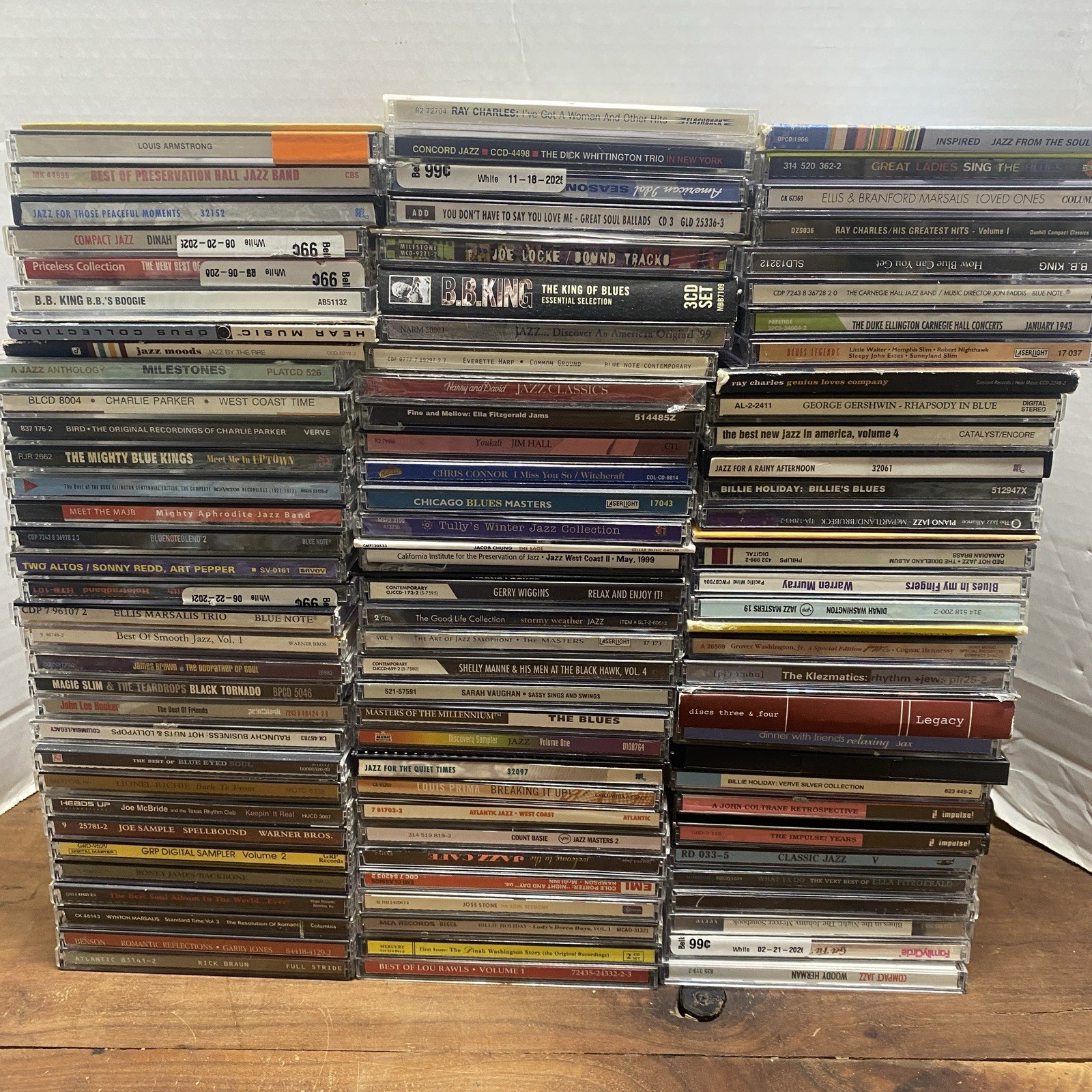 Lot Of 100 Jazz Blues CDs Mixed Lot