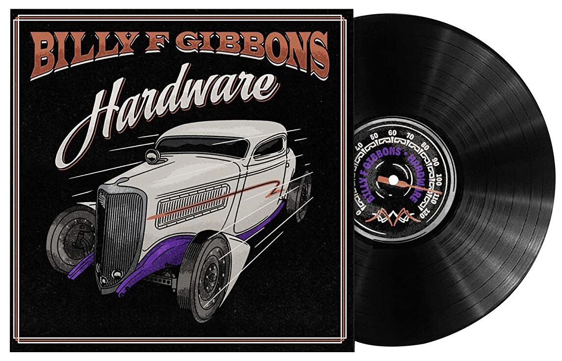 Billy F. Gibbons Hardware Autographed Vinyl Album 12 inch JSA COA Blues
