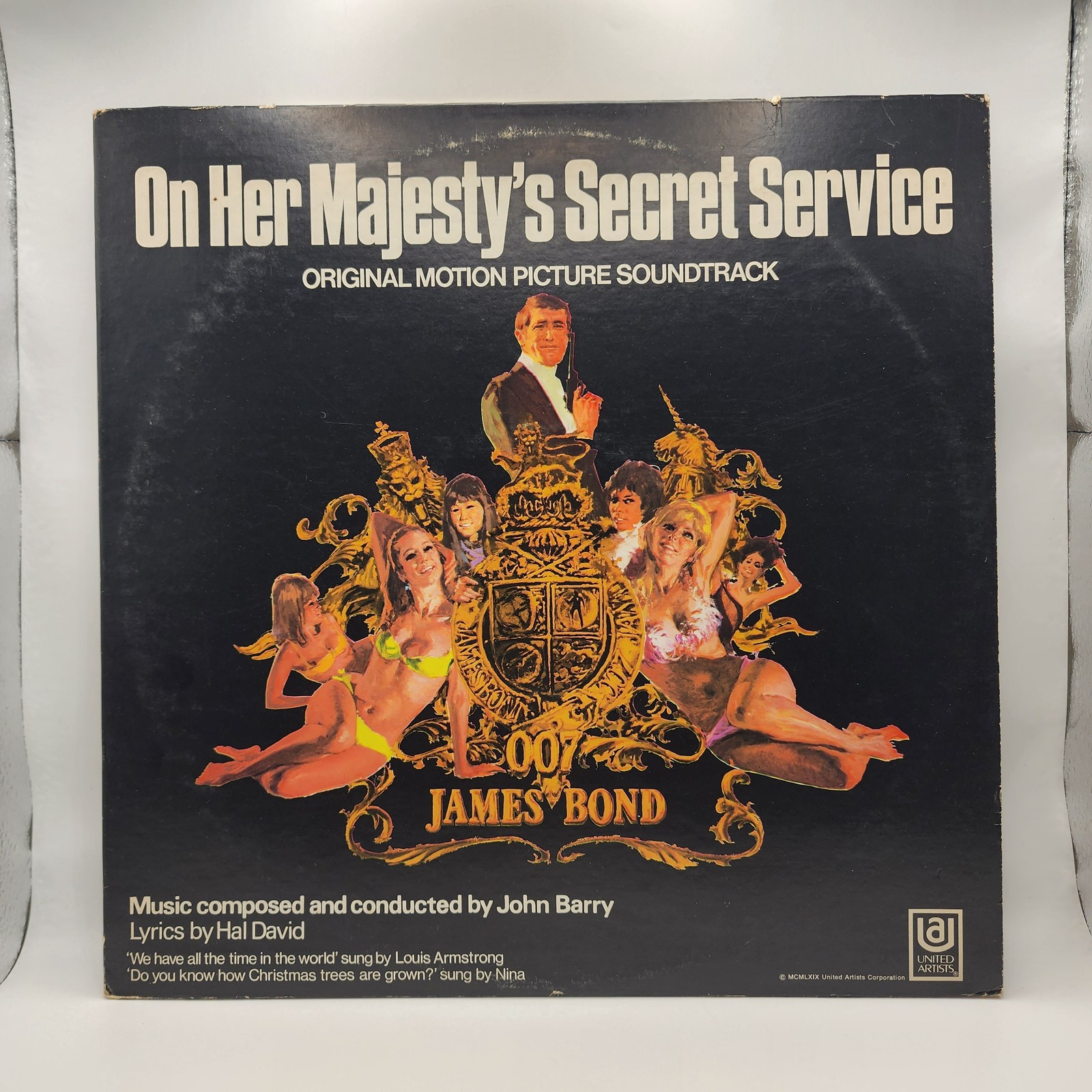 On Her Majestys Secret Service (Various Artists) Soundtrack 1969 LP VG+/VG+