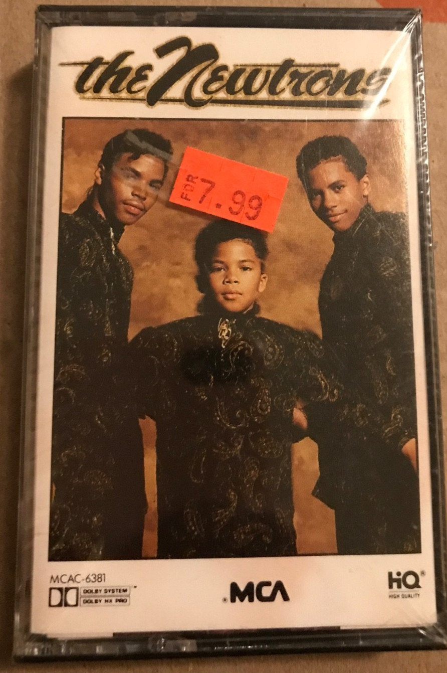 The Newtrons - Self Titled Cassette Tape 1990 MCA Brand New Factory Sealed R&B