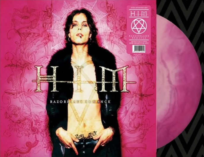HIM - Razorblade Romance Opaque Galaxy Pink Limited Edition Vinyl