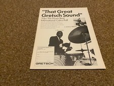 JBF25 ADVERT 11X8 GRETSCH DRUMS POLL WINNERS ELVIN JONES. ANTHONY WILLIAMS picture