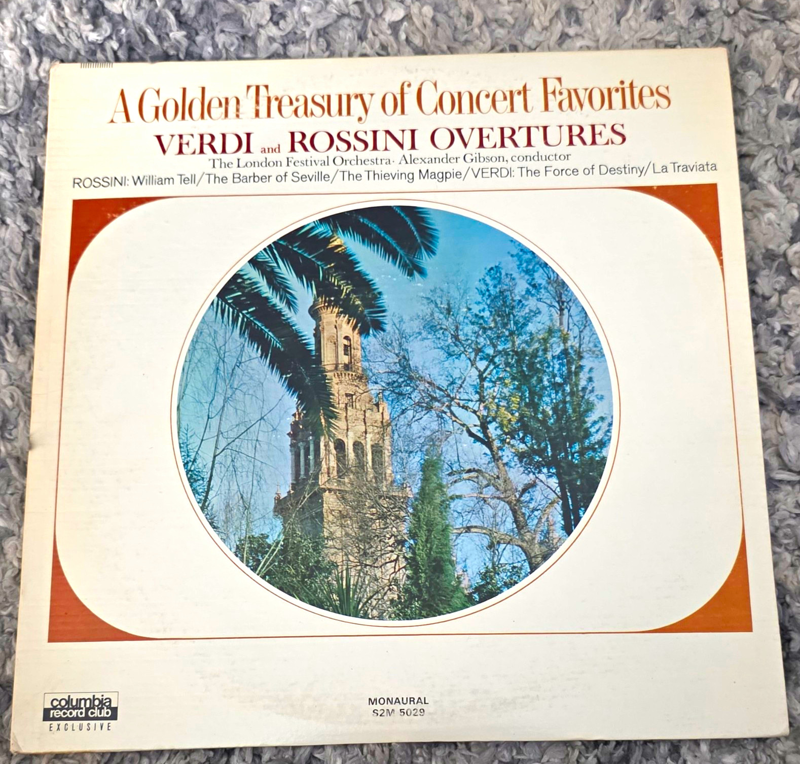A Golden Treasury of Concert Favorites LP Columbia Record Club S2M 5029