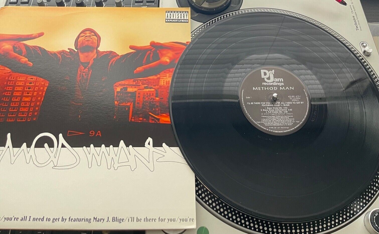Method Man & Mary J Blige - All I Need OG 1995 Press 12\