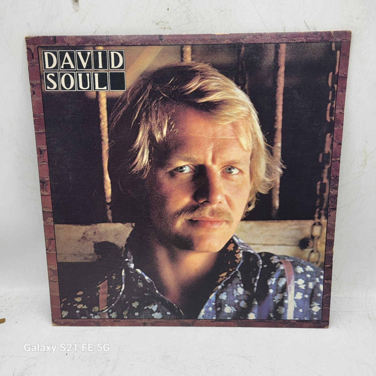 DAVID SOUL ~ Self Titled - FOLK-ROCK  VG Vinyl LP Record Album PS2019