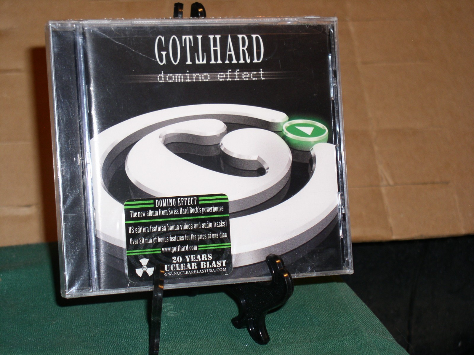 GOTTHARD ~~DOMINO EFFECT CD 2007 NUCLEAR BLAST  (BRAND NEW SEALED)