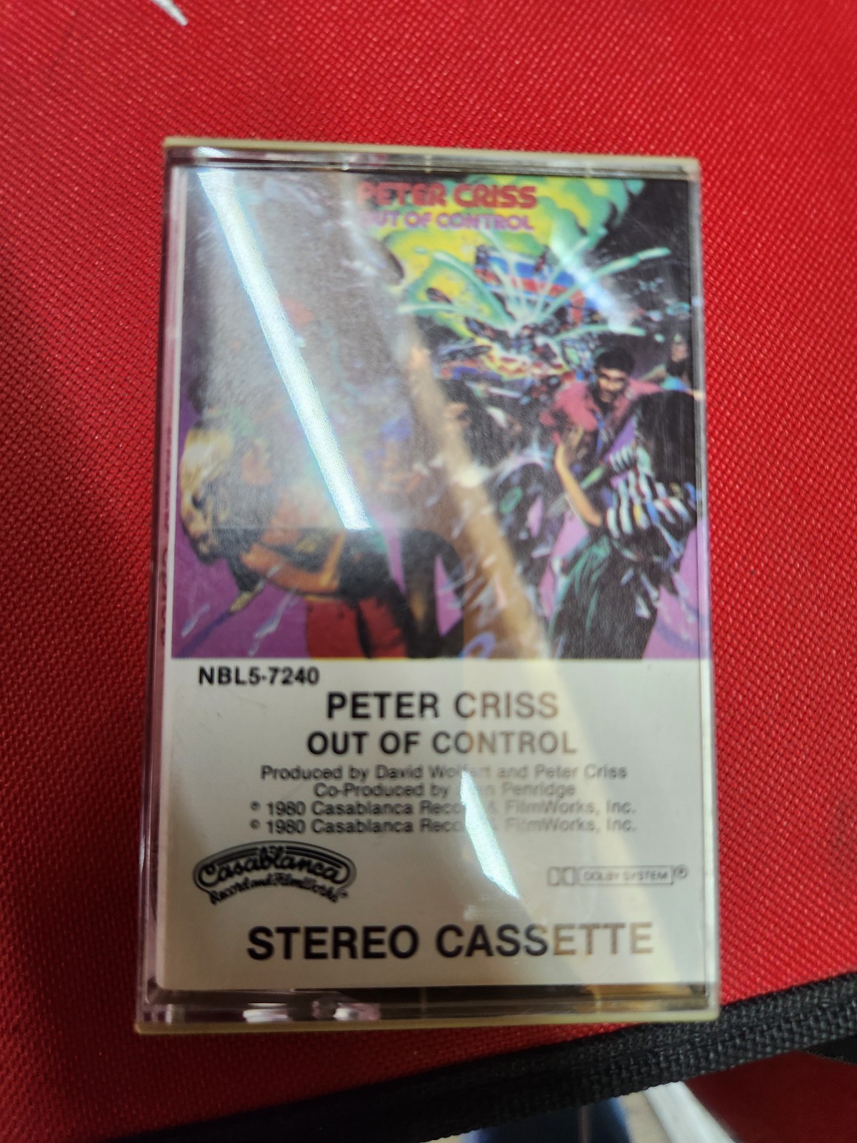 KISS Peter Criss Out Of Control Cassette 1980 (RARE)