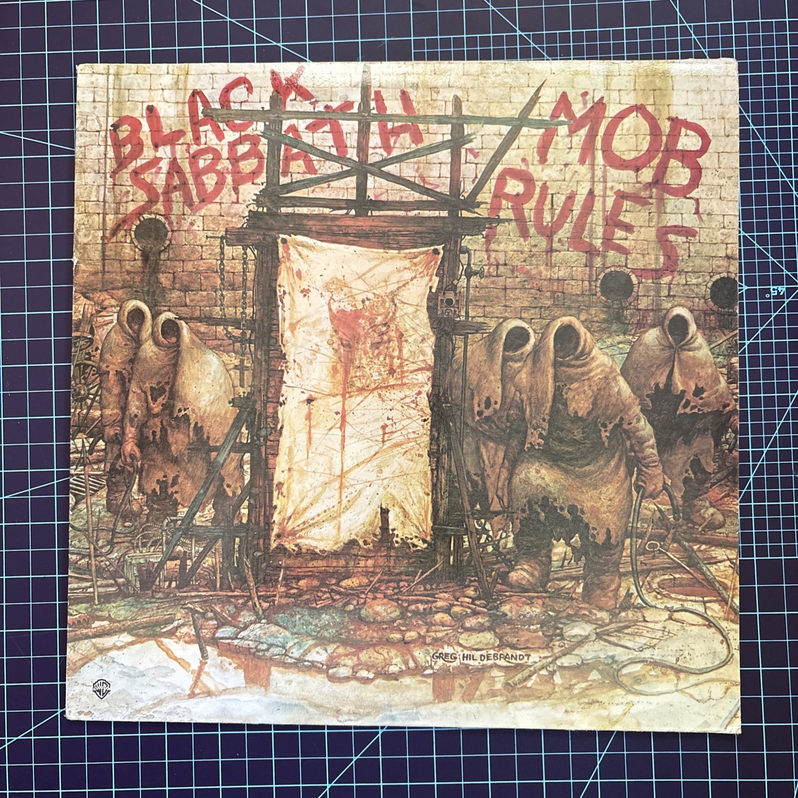 Vtg 1981 BLACK SABBATH Album MOB RULES Vinyl 1ST PRESSING Record Lp OG NEAR MINT