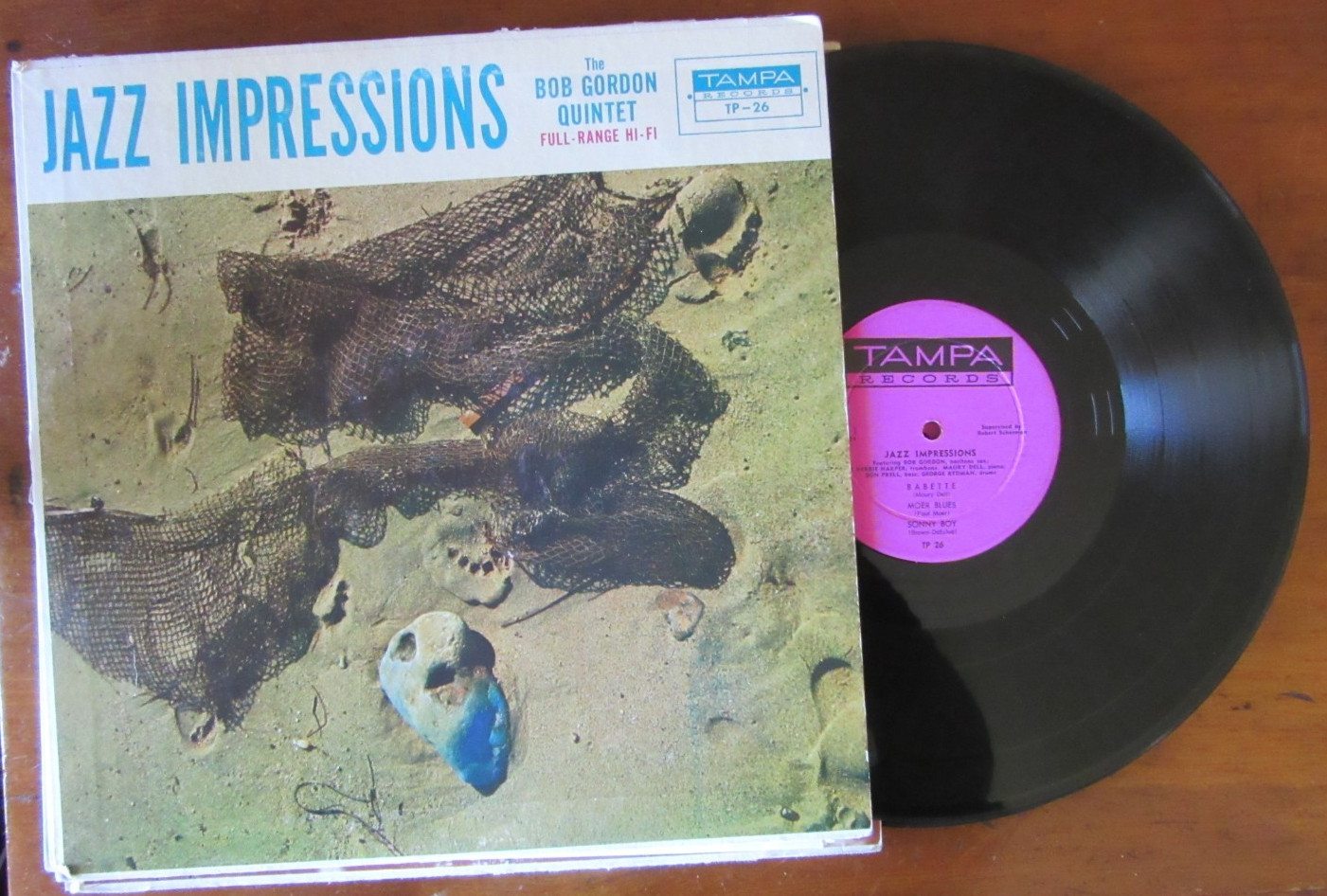 Bob Gordon Quintet Jazz Impressions Tampa LP 1958