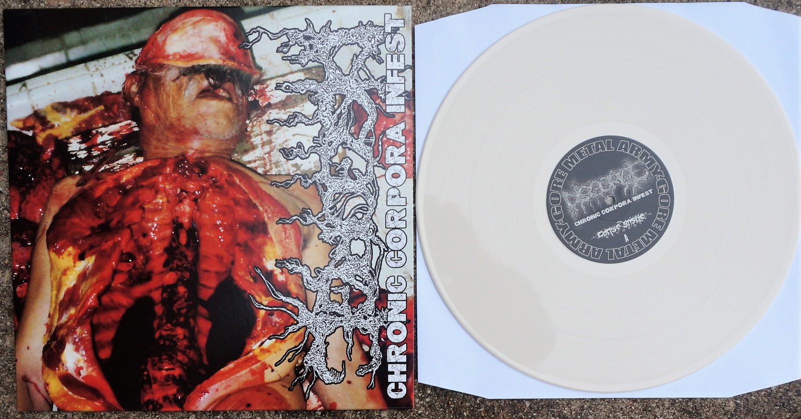 Disgorge-Chronic Corpora Infest LTD LP Bone, Carcass, Gut, Exhumed,Gruesome,Bile