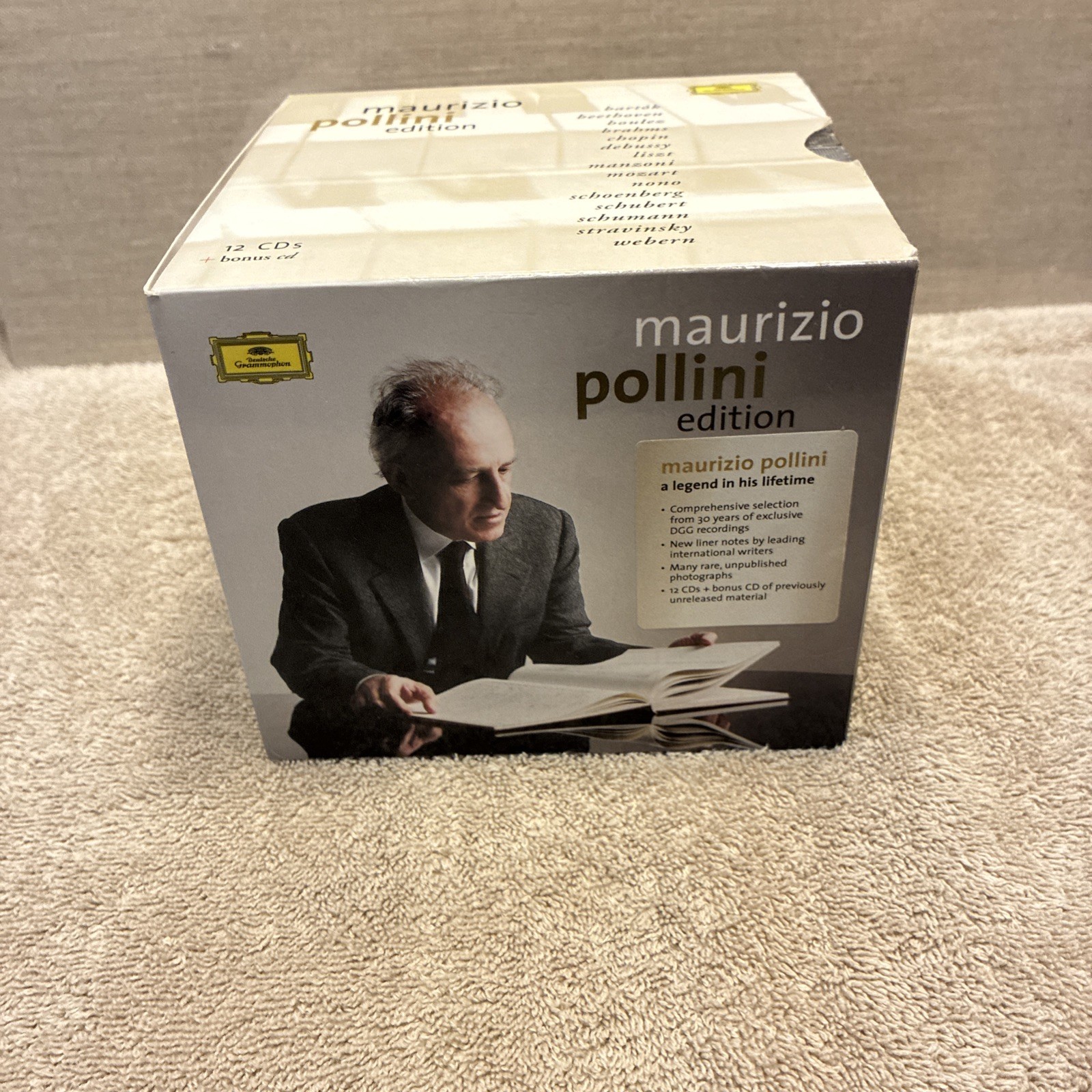DGG 13-Disc CD Box Set 2002120: Maurizio Pollini Edition - 2006 USA