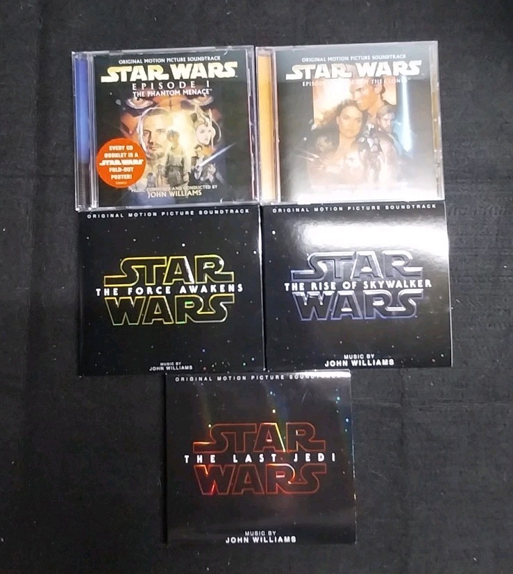 Star Wars Soundtrack CD Lot of 5 John Williams