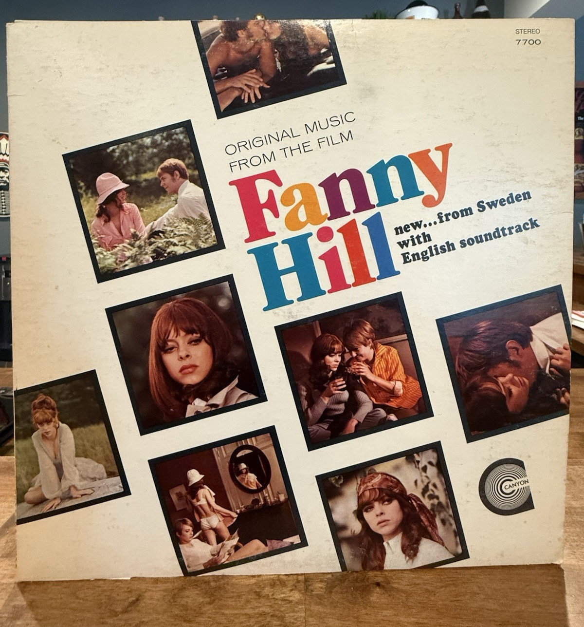Fanny Hill Original Soundtrack LP-7700-11 VG+ Cult Lounge Psych Soundtrack