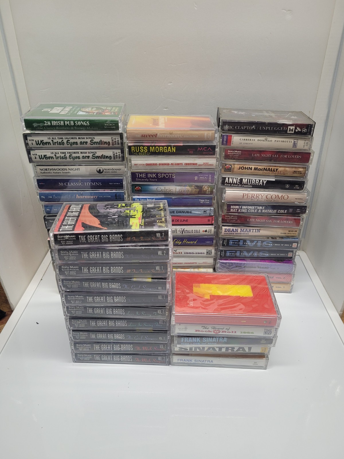 Vintage Audio Cassette Tapes Lot Of 57  Various genres, Bands And More (Used)