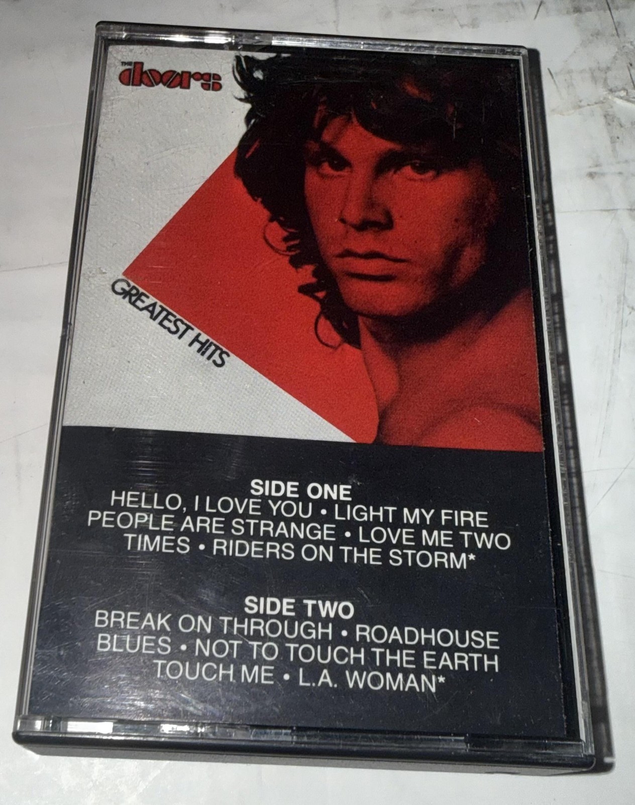 Vintage The Doors Cassette Greatest Hits 1980 Rock Black Elektra Album Music