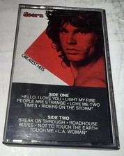 Vintage The Doors Cassette Greatest Hits 1980 Rock Black Elektra Album Music picture