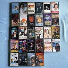 Job Lot 28 Vintage Cassette Tapes 70s 80s Pop Rock Dire Straits Phil Collins picture