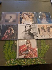 Lot of Seven TAYLOR SWIFT CDs Used Good to Very Good Condition picture