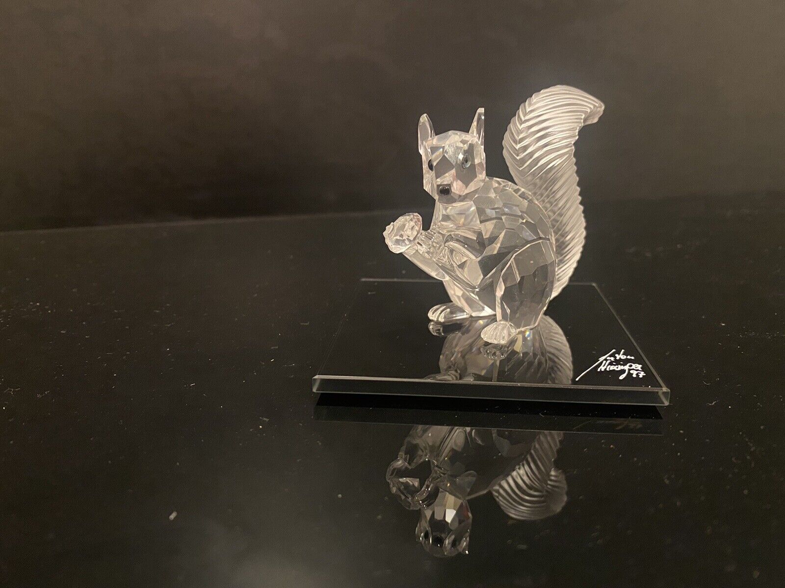 Swarovski Crystal 10th Anniversary Edition Squirrel MIB w/COA