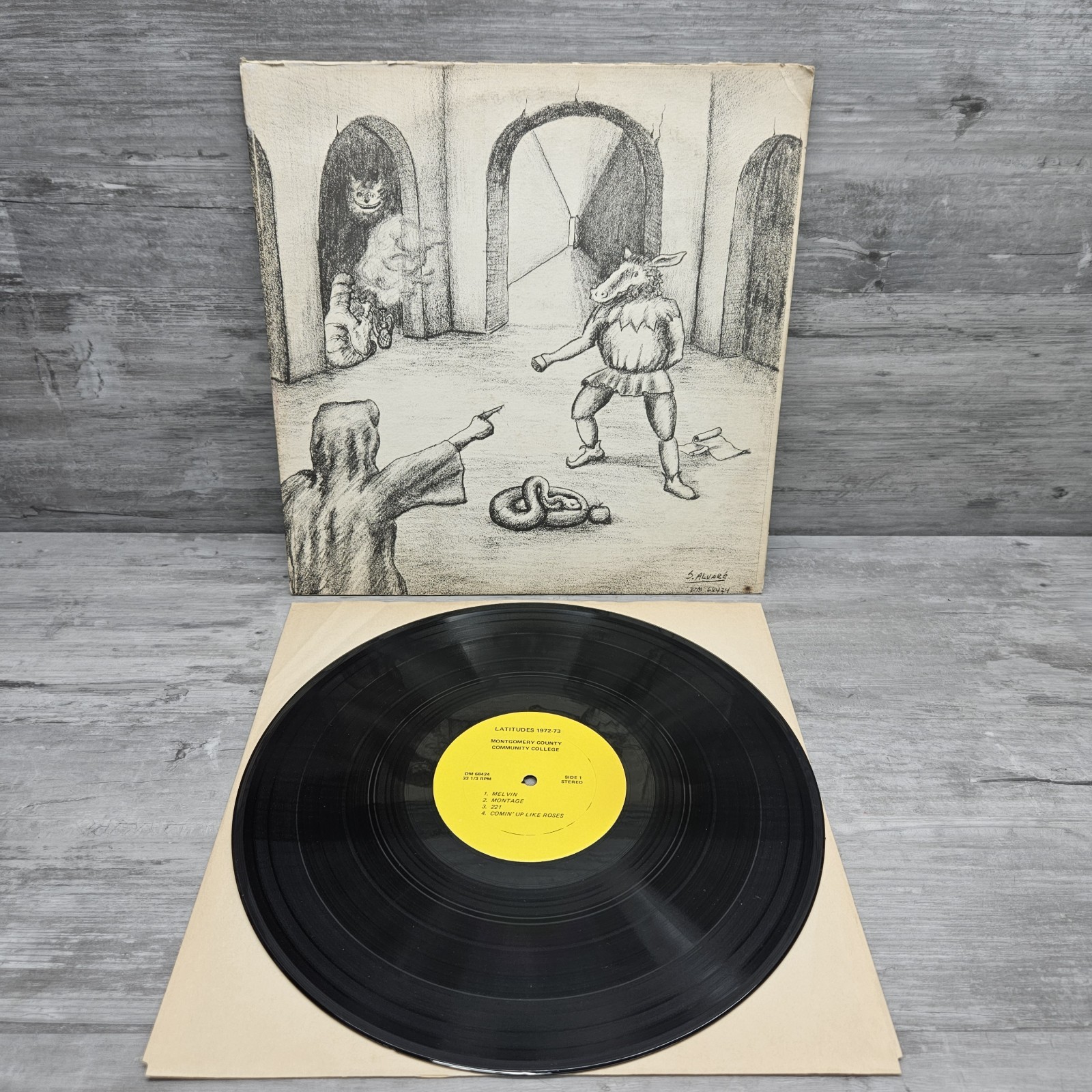 Latitudes 1972-73 Montgomery County Community College Jazz And Poetry LP