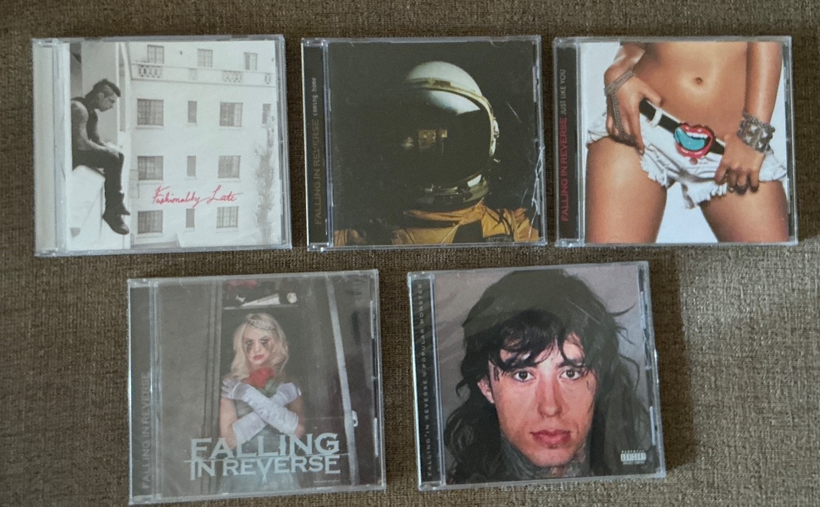 FALLING IN REVERSE - Complete CD Discography Lot 5 Albums Popular Monster Radke